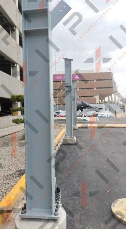 Estacionamiento Solar (Carport) Gobierno de B.C. - PIXII Centrales Eléctricas